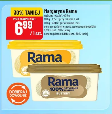 Margaryna Rama Buttery promocja w POLOmarket