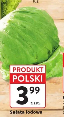 Sałata lodowa promocja w Intermarche