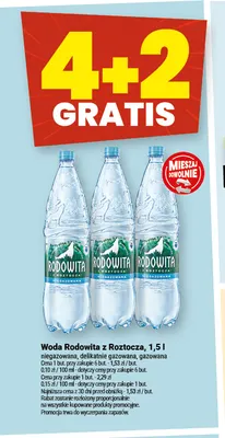 Woda niegazowana Rodowita z Roztocza promocja w Twój Market