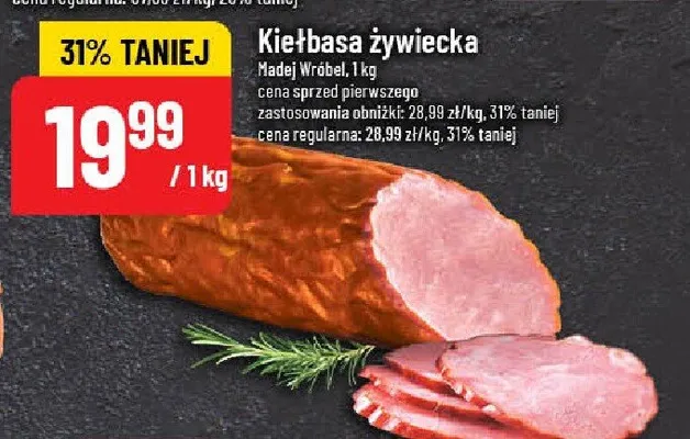 Kiełbasa żywiecka promocja w POLOmarket