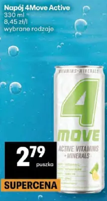 Napój 4Move Active promocja w Delikatesy Centrum