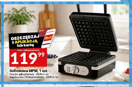 Gofrownica MPM promocja w Twój Market