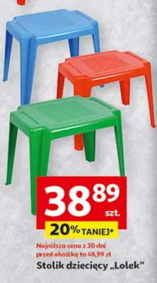 Stolik dziecięcy "Lolek" promocja w Auchan
