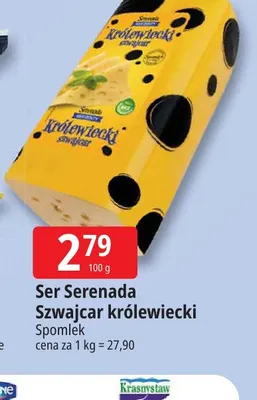 Ser Serenada Szwajcar królewiecki promocja w Leclerc