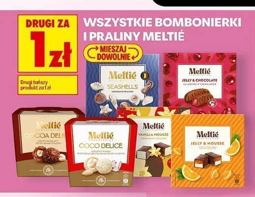Galaretka i pianka Meltié Jelly & Mousse promocja w Biedronka