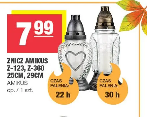 Znicz Amikus Z-123 25 cm promocja w SPAR