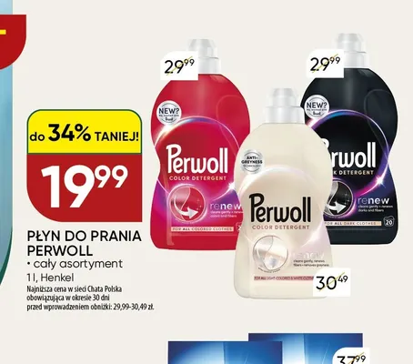 Płyn do prania Perwoll promocja w Chata Polska