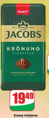 Kawa mielona Krönung 250 g promocja w Dino