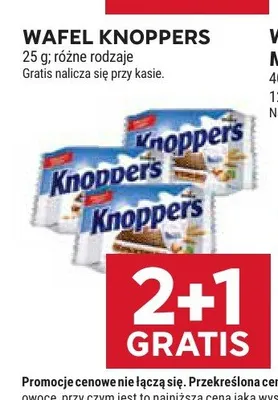 Wafel Knoppers promocja w Stokrotka