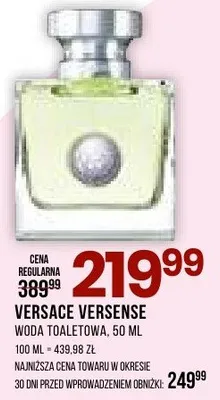 Perfumy Versace Versense promocja w Drogerie Natura