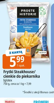 Frytki cienkie do piekarnika Proste Historie promocja w Leclerc