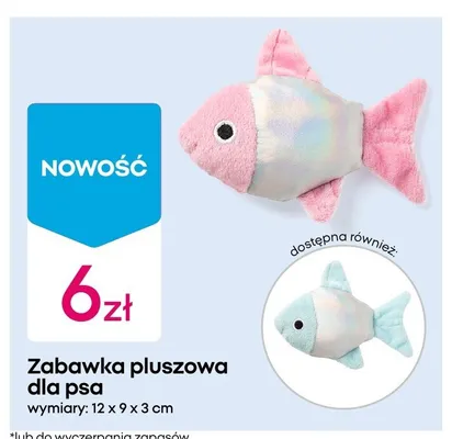 Zabawka pluszowa dla psa wymiary: 12x9x3cm promocja w Pepco
