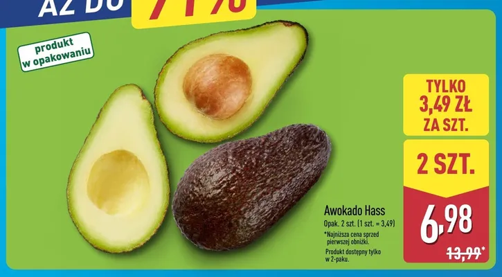 Awokado Hass promocja w Aldi