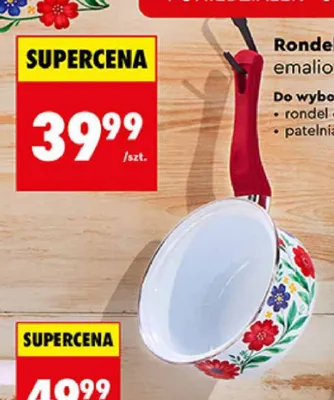 Rondel emaliowany Emalia Olkusz 1,2 l promocja w Biedronka
