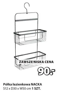 Półka łazienkowa NACKA promocja w Jysk