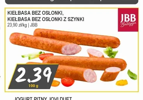 Kiełbasa bez osłonki z szynki promocja w Słoneczko