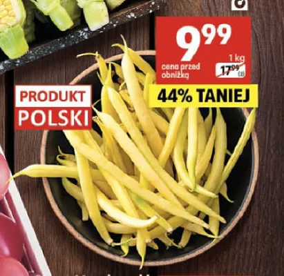Fasolka szparagowa żółta polska promocja w Delikatesy Centrum