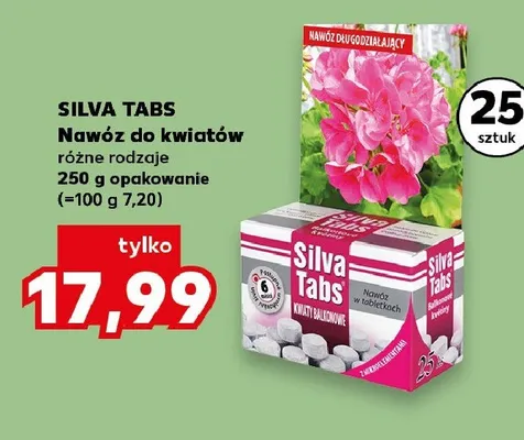 Nawóz do kwiatów Silva Tabs promocja w Kaufland