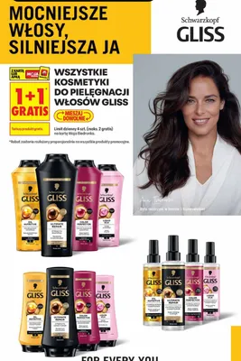 Odżywka do włosów Gliss Liquid Silk promocja w Biedronka