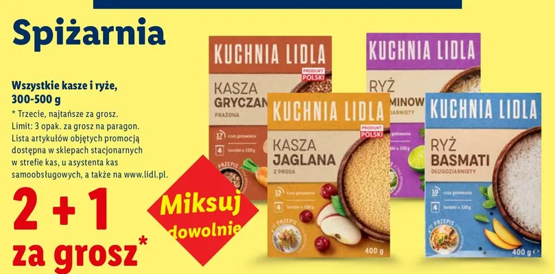 Ryż jaśminowy Kuchnia Lidla promocja w Lidl