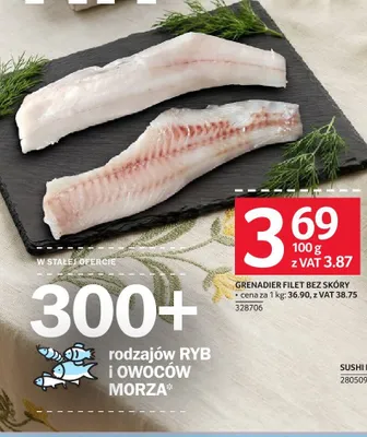 Filet grenadier bez skóry promocja w Selgros