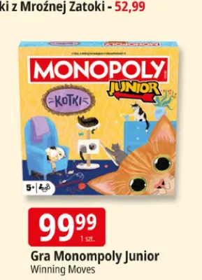 Gra Monopoly Junior Winning Moves promocja w Leclerc