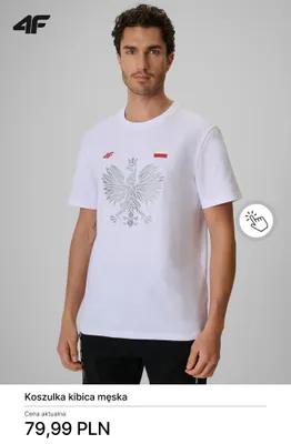 Koszulka kibica męska 4F promocja w 4F