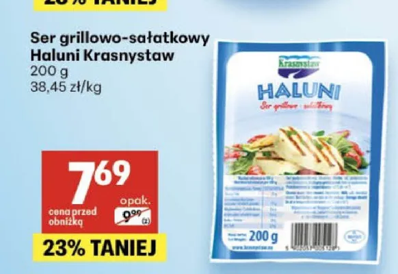 Ser grillowo-sałatkowy Haluni Krasnystaw promocja w Delikatesy Centrum