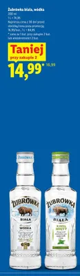 Wódka Żubrówka Biała promocja w Lidl