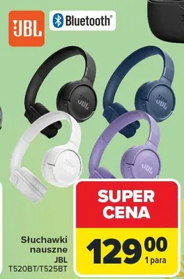 Słuchawki nauszne T520BT/T525BT promocja w Carrefour