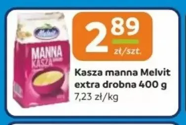 Kasza manna Melvit extra drobna promocja w Gama