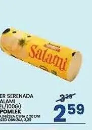 Ser Serenada Salami Spomlek promocja w Wafelek