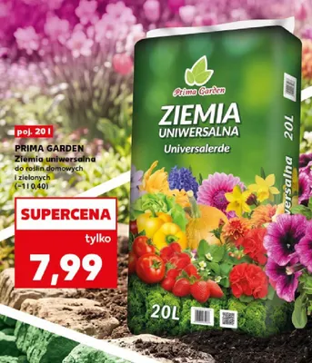 Ziemia uniwersalna do roślin domowych i zielonych Prima Garden promocja w Kaufland