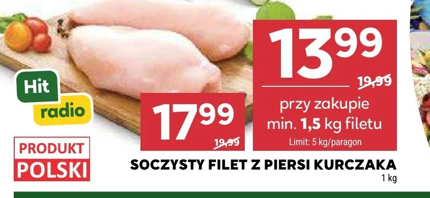 Soczysty filet z piersi kurczaka promocja w Stokrotka