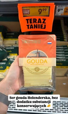 Ser Gouda Holenderska Światowid promocja w Biedronka