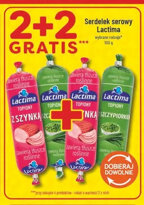 Serdelek serowy z szynką Lactima promocja w POLOmarket