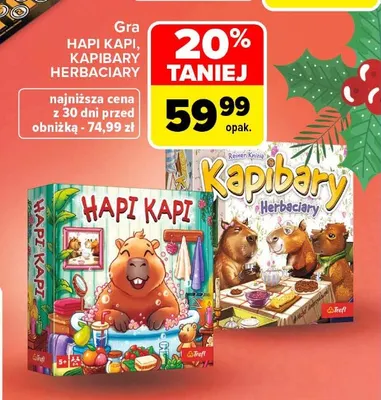 Gra Kapibary Herbaciary Trefl promocja w Carrefour