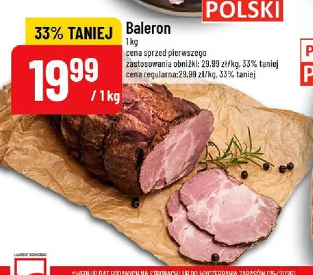 Baleron promocja w POLOmarket