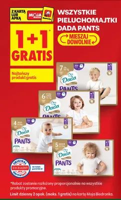 Pieluchomajtki Pants rozmiar 4 Maxi 9-15kg promocja w Biedronka