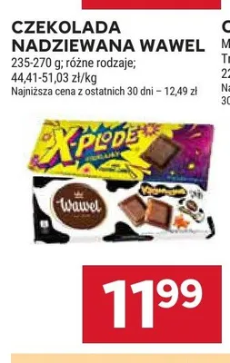 Czekolada nadziewana Wawel promocja w Stokrotka