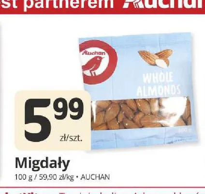 Migdały Auchan promocja w Marketvita