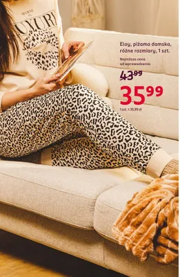 Piżama damska promocja w Rossmann