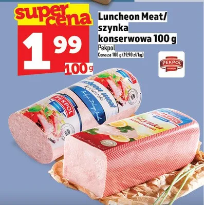 Szynka Luncheon Meat konserwowa promocja w TOPAZ
