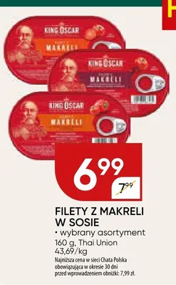 Filety z makreli w sosie promocja w Chata Polska