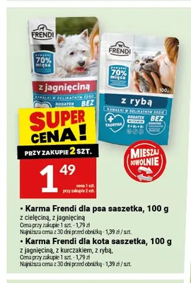 Karma Frendi dla kota saszetka z rybą 100g promocja w Twój Market