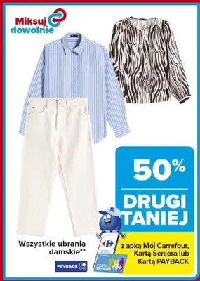 Wszystkie ubrania damskie promocja w Carrefour