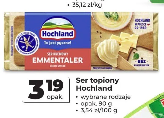 Ser topiony Hochland promocja w Odido