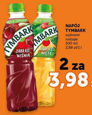 Napój Tymbark jabłko mięta promocja w ABC