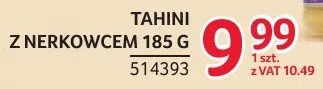 Tahini z nerkowcem 185 g Primavika promocja w Selgros