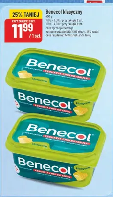 Margaryna Benecol klasyczny promocja w POLOmarket